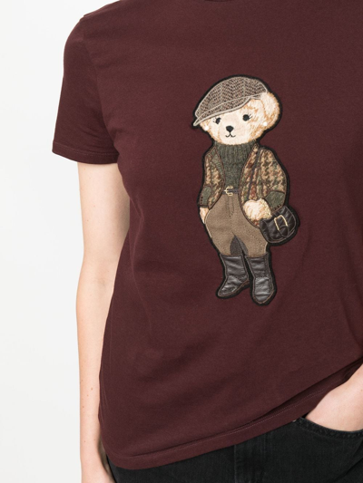 Ralph Lauren Polo Bear Short-sleeve T-shirt In Rot