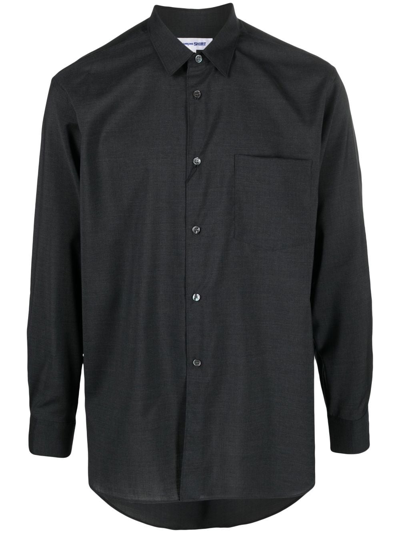 Shop Comme Des Garçons Shirt Classic Button-up Shirt In Grau