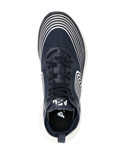 Shop Apl Athletic Propulsion Labs Streamline Lace-up Sneakers In Blue