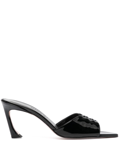 Shop Piferi Lotta 70mm Sandals In Black
