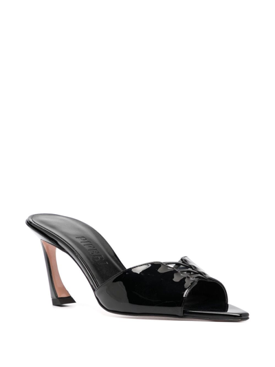 Shop Piferi Lotta 70mm Sandals In Black