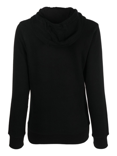 Alessandro Enriquez Slogan-print Drawstring Hoodie In Schwarz