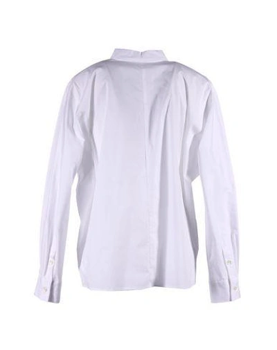 Shop Thakoon Addition Solid Color Shirts & Blouses In White