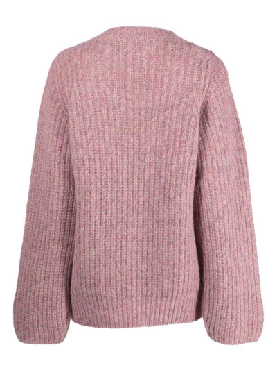 Rodebjer Ribbed-knit Jumper In Rosa