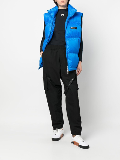 Whitespace Scott Padded Gilet In Blau
