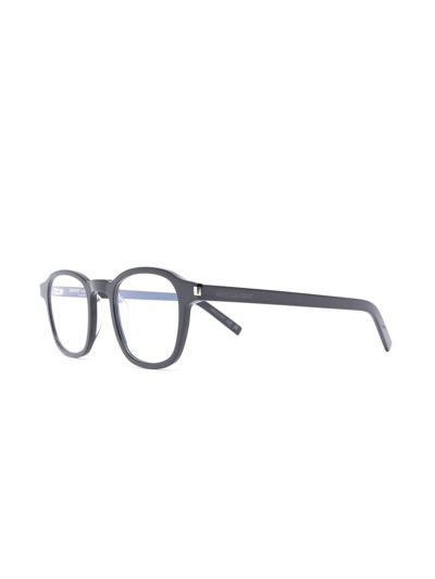 Shop Saint Laurent Limo Square-frame Glasses In Schwarz