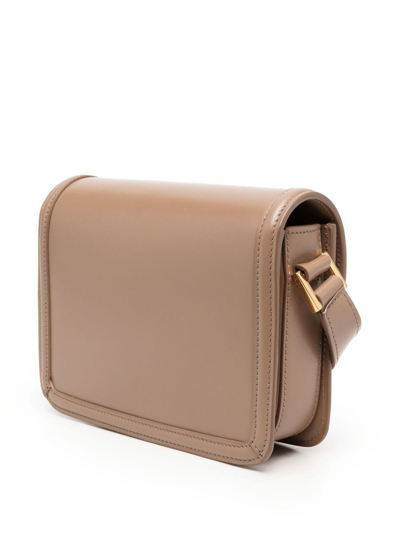 Saint Laurent Small Solferino Crossbody Bag In Braun