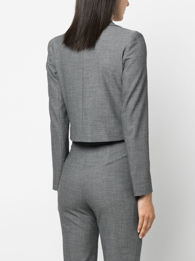 Shop Liu •jo Single-breasted Blazer In Grau