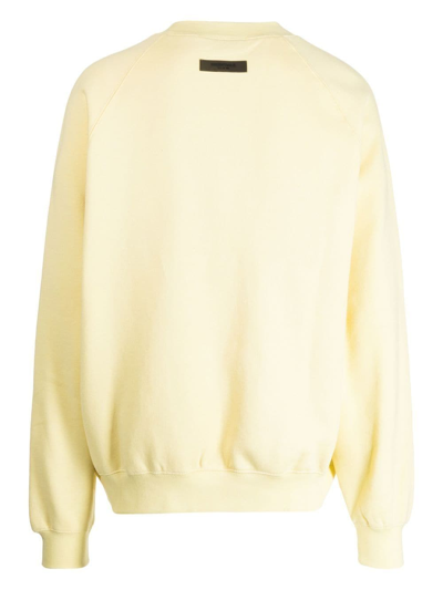 Shop Essentials Crew-neck Sweatshirt In Gelb
