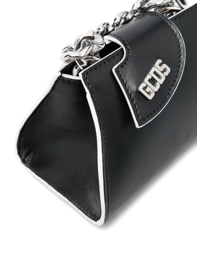 Gcds Logo-plaque Tote Bag In Schwarz