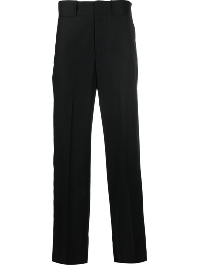 Emporio Armani Straight-leg Trousers In Blue