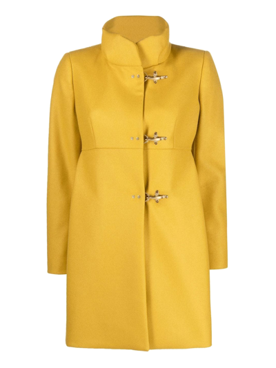 Shop Fay Women's Outwear -  - In Yellow Wool