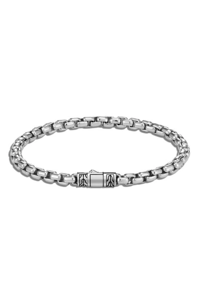 Shop John Hardy Classic Chain Box Chain Bracelet In Silver