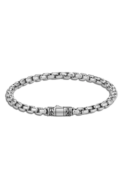 John Hardy Men's Classic Chain Sterling Silver Box Chain Bracelet In Silver