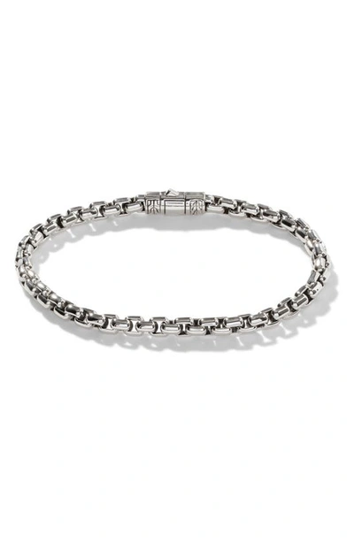 Shop John Hardy Classic Chain Box Chain Bracelet In Silver