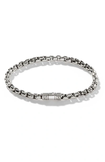 Shop John Hardy Classic Chain Box Chain Bracelet In Silver