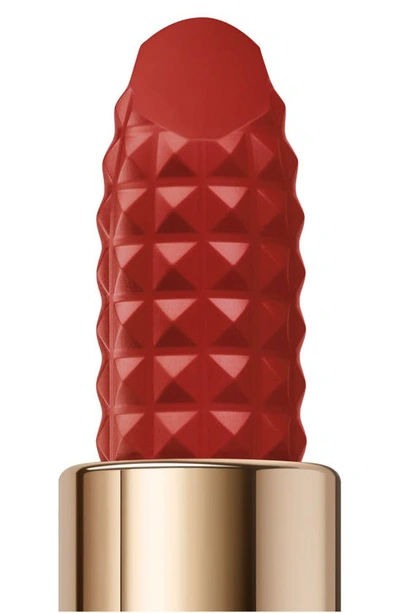 Shop Valentino Rosso  Refillable Studded Lipstick In 111a / Matte