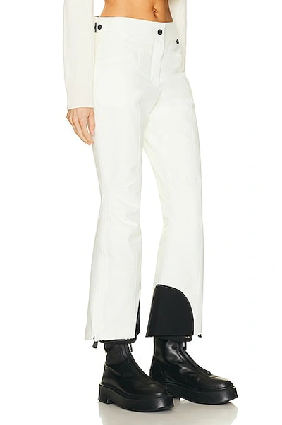 Moncler Gore-tex Infinium High-rise Flared Ski Pants In White