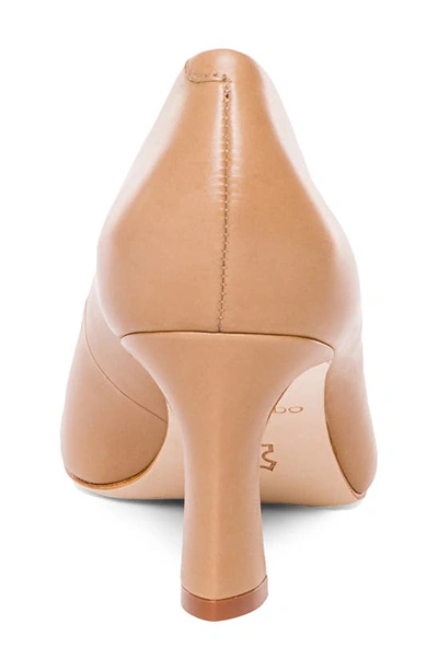 Shop Bernardo Footwear Faryn Pointed Toe Pump In Sand Leather