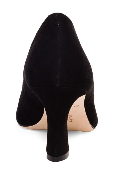 Bernardo Faryn Pointed Toe Pump In Black Suede