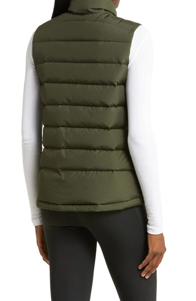 Fjall Raven Greenland Water Repellent Down Liner Vest In Deep Forest
