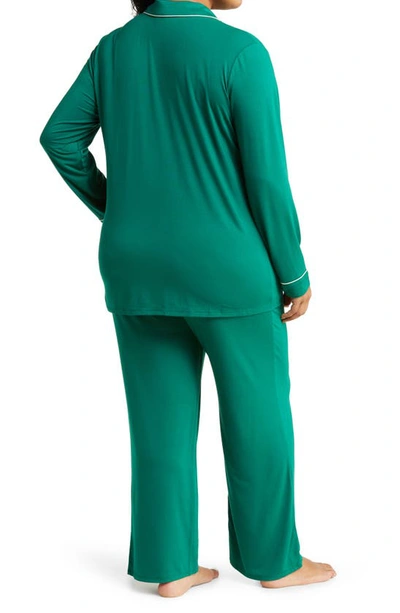 Shop Nordstrom Moonlight Eco Pajamas In Green Evergreen