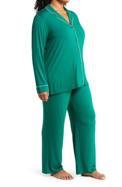 Shop Nordstrom Moonlight Eco Pajamas In Green Evergreen