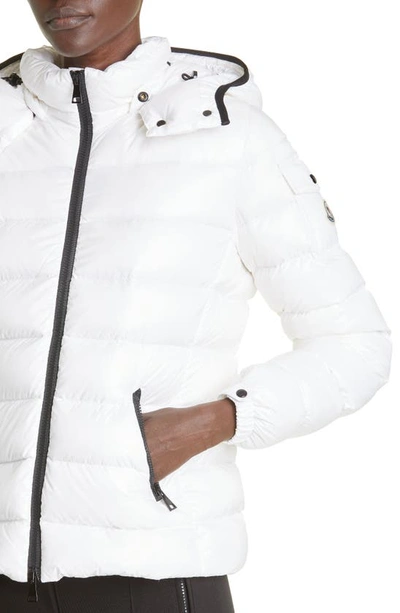Shop Moncler Bady Water Resistant Down Puffer Jacket In White