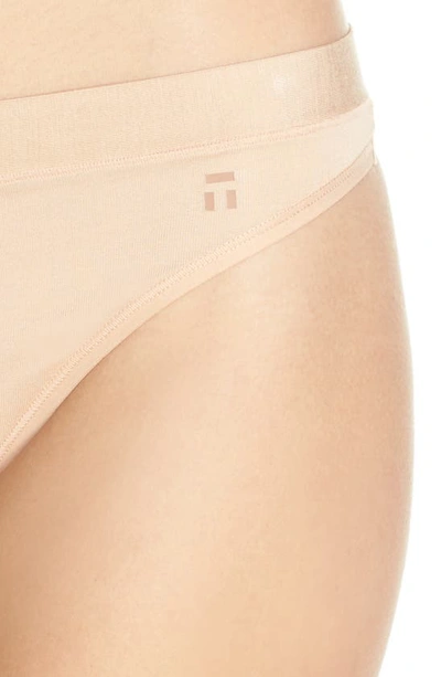 Shop Tommy John Second Skin Thong In Maple Sugar