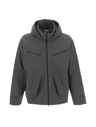 Shop Gr10k Jackets In Asfalt Grey