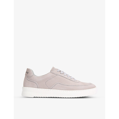 Shop Filling Pieces Mondo 2.0 Ripple Low-top Leather Trainers In Grey