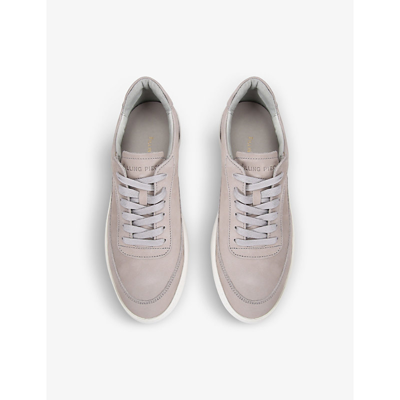 Shop Filling Pieces Mondo 2.0 Ripple Low-top Leather Trainers In Grey