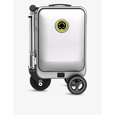 Shop The Tech Bar Silver Airwheels Se3s Holdall Smart Suitcase