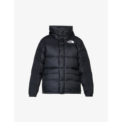 The North Face Embroidered-logo Padded Coat In Black