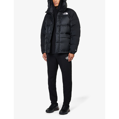 The North Face Embroidered-logo Padded Coat In Black
