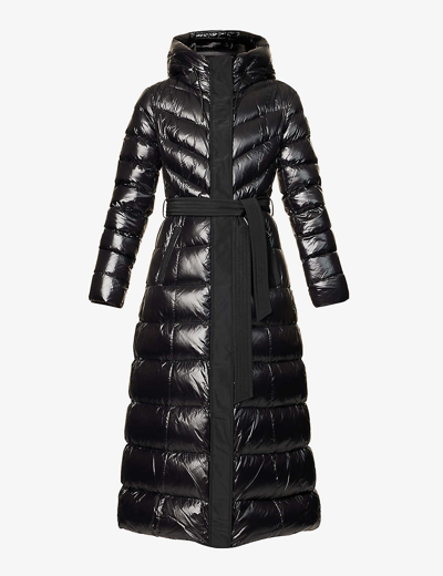 Shop Mackage Women's Black Calina Quilted Shell-down Coat