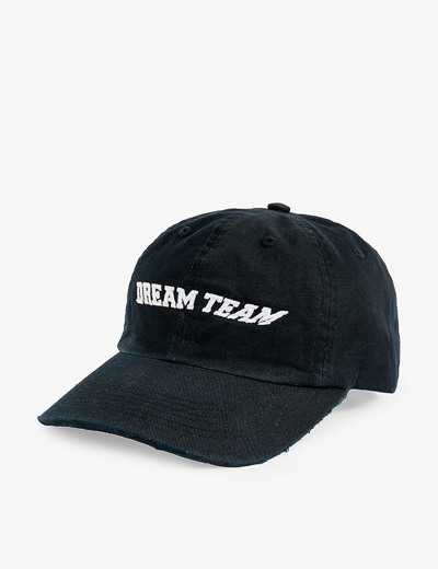 Shop Liberal Youth Ministry Mens Black Dream Team Embroidered Cotton Baseball Cap