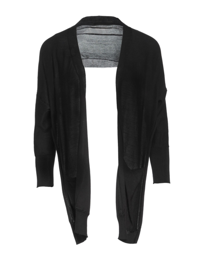 Shop Maison Fl Neur Maison Flâneur Woman Cardigan Black Size 8 Silk, Cotton