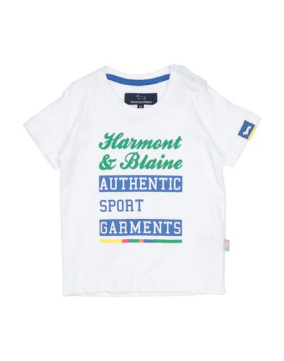 Shop Harmont & Blaine T-shirts In White