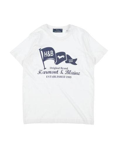 Harmont & Blaine T-shirts In White