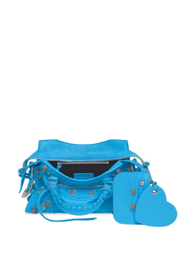 Shop Balenciaga Neo Cagole Xs Handbag In Blue