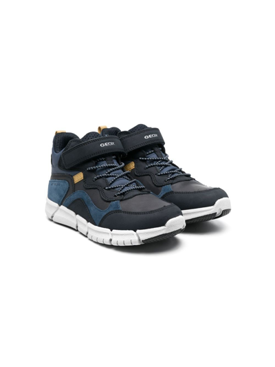 Geox Kids' Flexyper Amphibiox Waterproof Boot In Blue