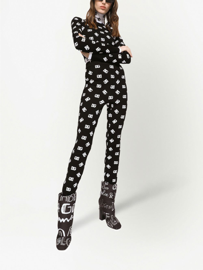 Dolce & Gabbana Long Sleeve Sweater In Black