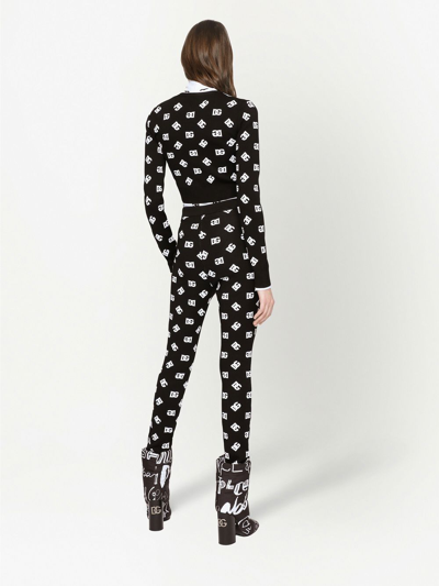 Dolce & Gabbana Long Sleeve Sweater In Black
