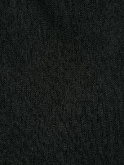 磨损边针织围巾