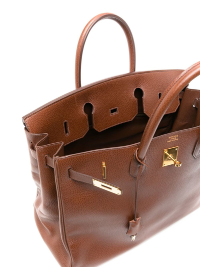 Pre-owned Hermes Birkin 40 手提包（1999年典藏款） In Brown