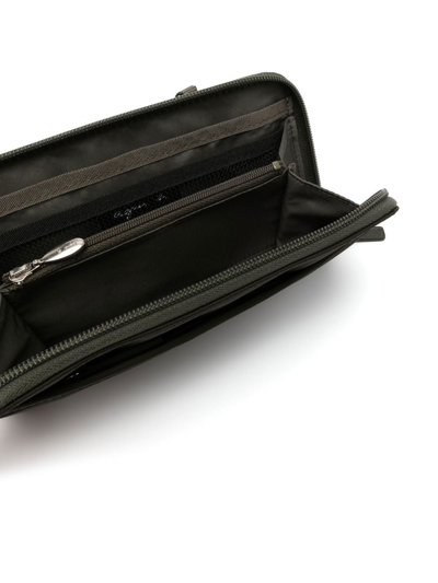 Agnès B. Logo-patch Messenger Bag In Green