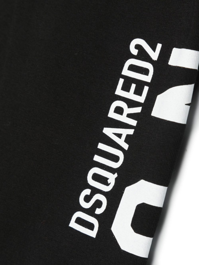 Shop Dsquared2 Logo-print Leggings In Black