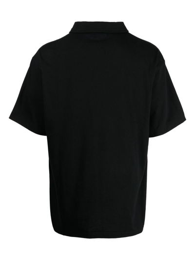 Shop Sport B. By Agnès B. Solid-colour Polo Shirt In Black