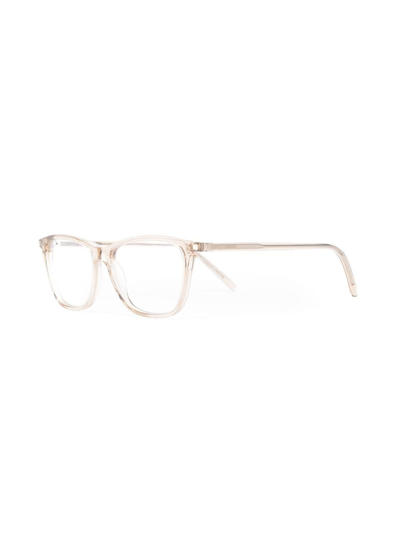 Saint Laurent Cat Eye-frame Glasses In Neutrals